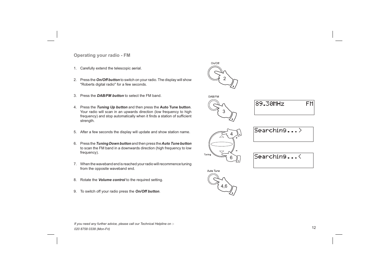 Roberts Radio Elise User Manual | Page 13 / 24