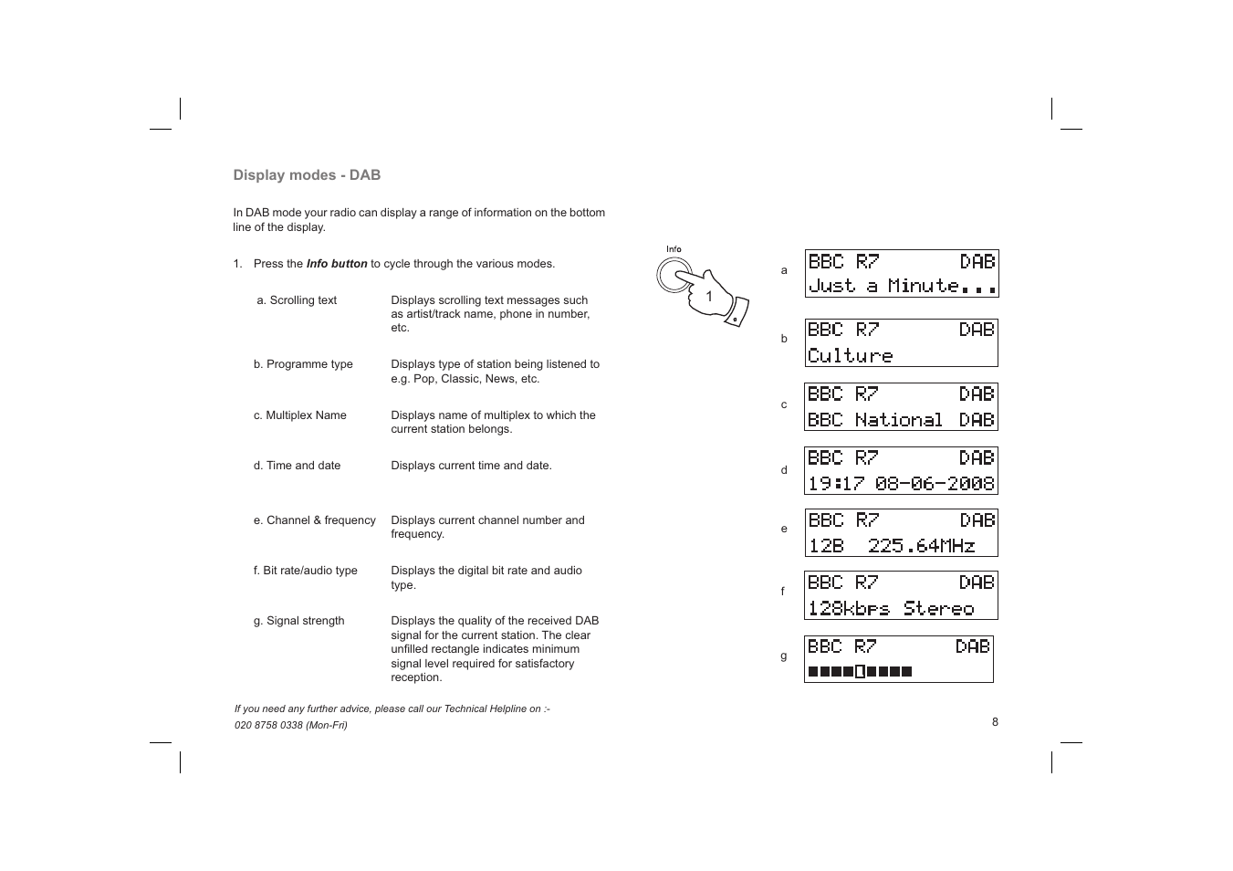Roberts Radio Elise User Manual | Page 9 / 24
