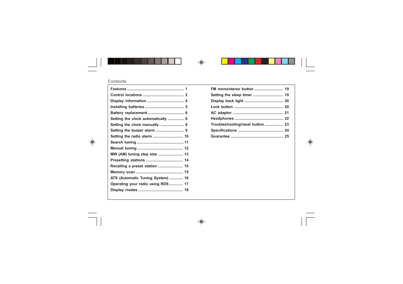Roberts Radio R9921 User Manual | Page 2 / 28