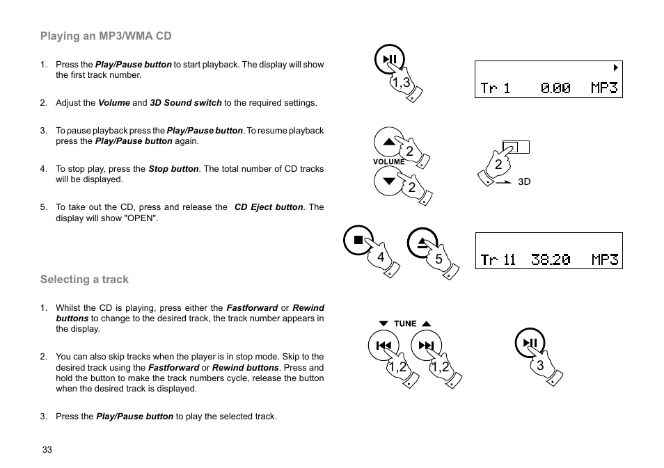 Roberts Radio MP-23 User Manual | Page 34 / 56