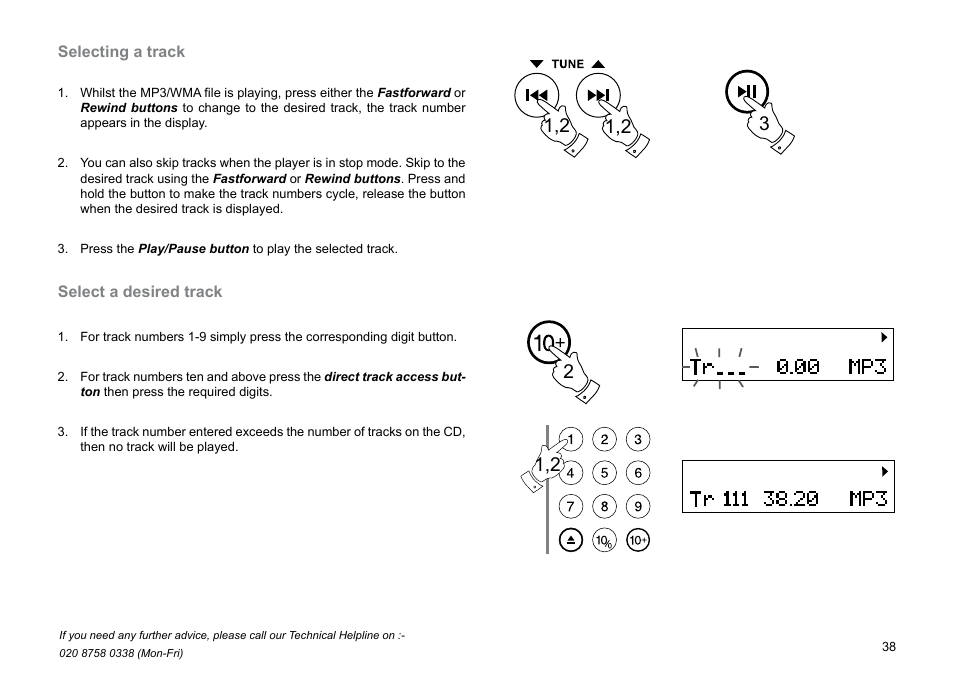 Roberts Radio MP-23 User Manual | Page 39 / 56