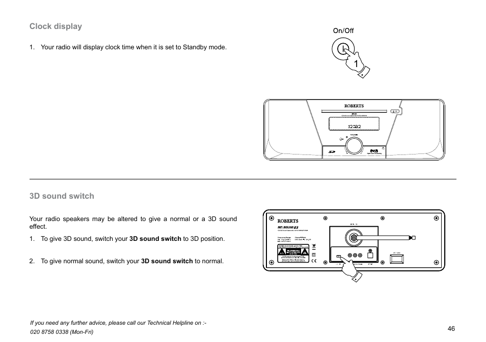 Roberts Radio MP-23 User Manual | Page 47 / 56