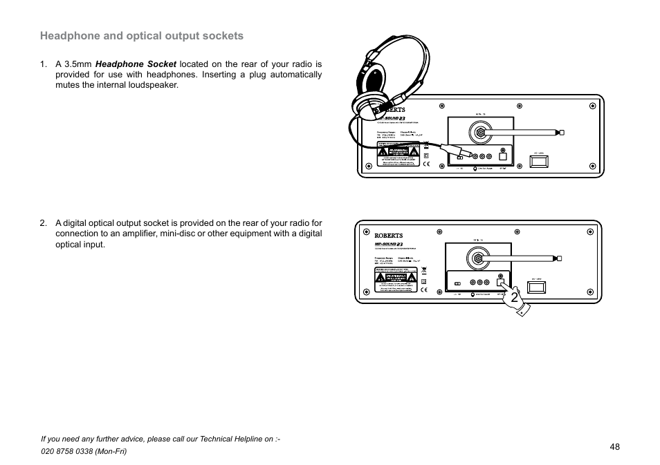 Roberts Radio MP-23 User Manual | Page 49 / 56