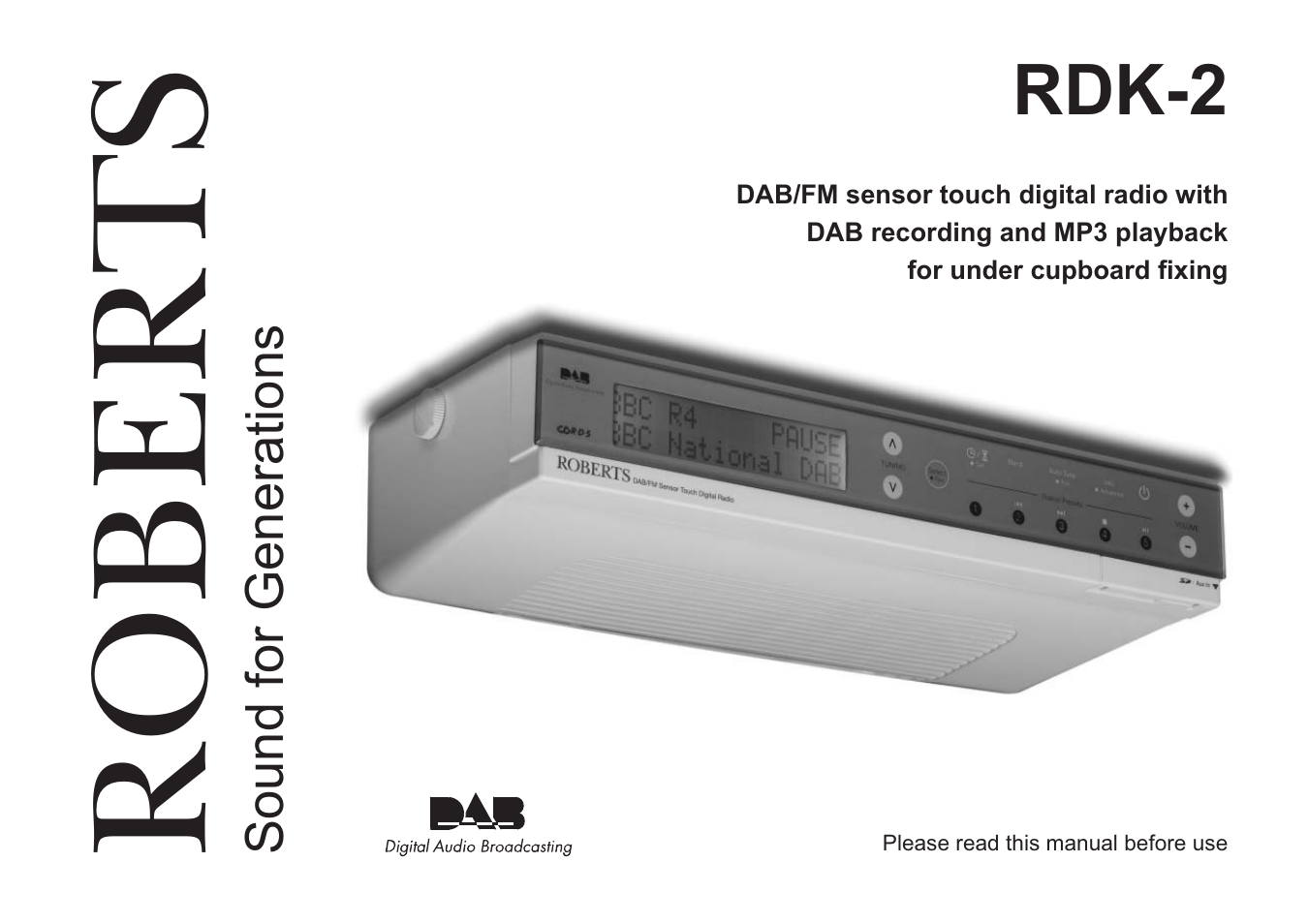 Roberts Radio RDK-2 User Manual | 44 pages