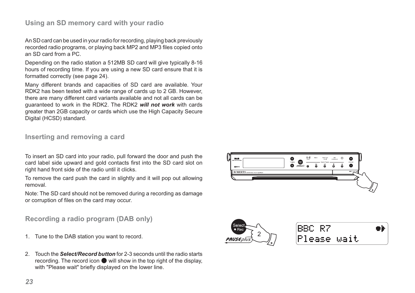 Roberts Radio RDK-2 User Manual | Page 24 / 44