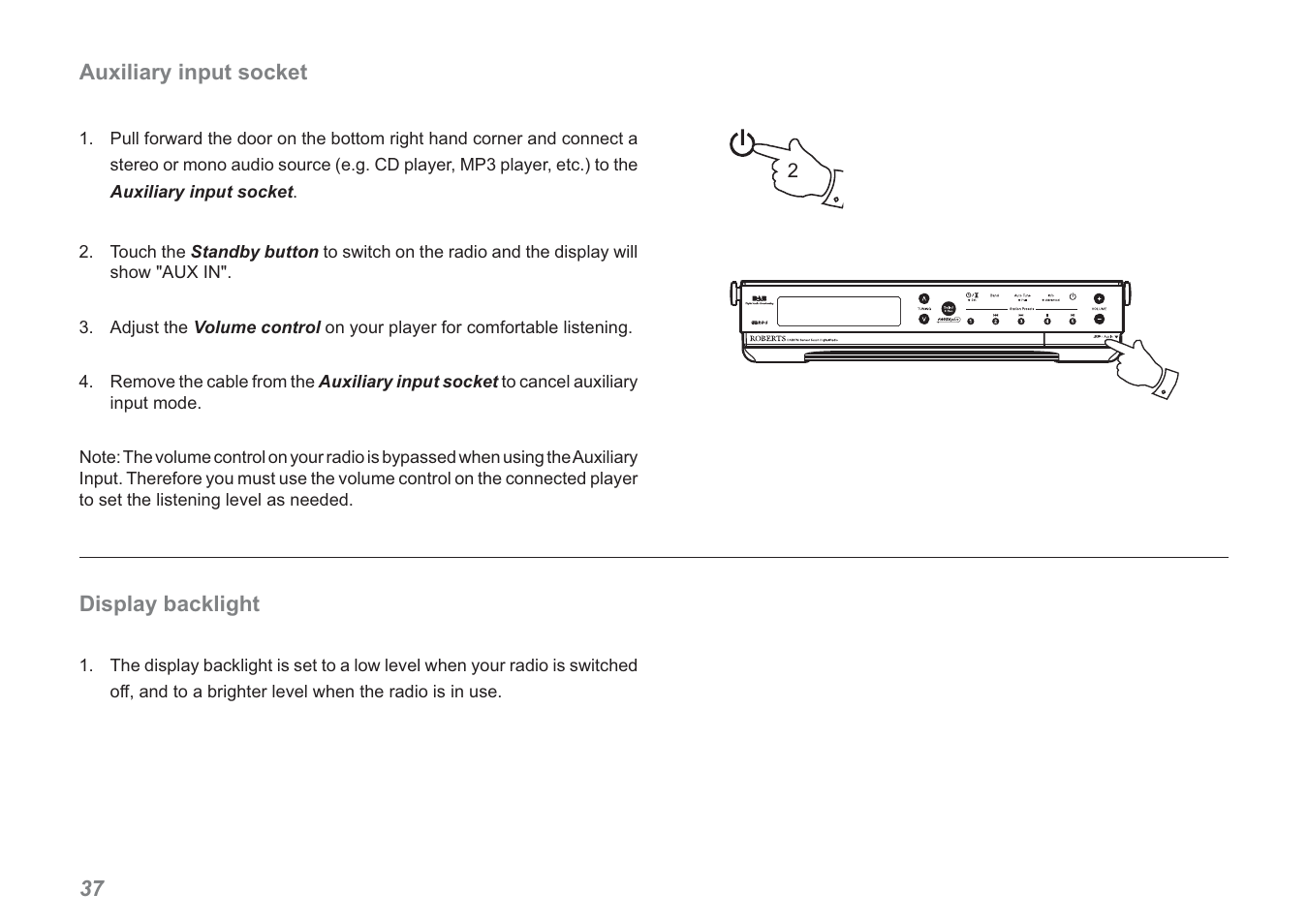 Roberts Radio RDK-2 User Manual | Page 38 / 44