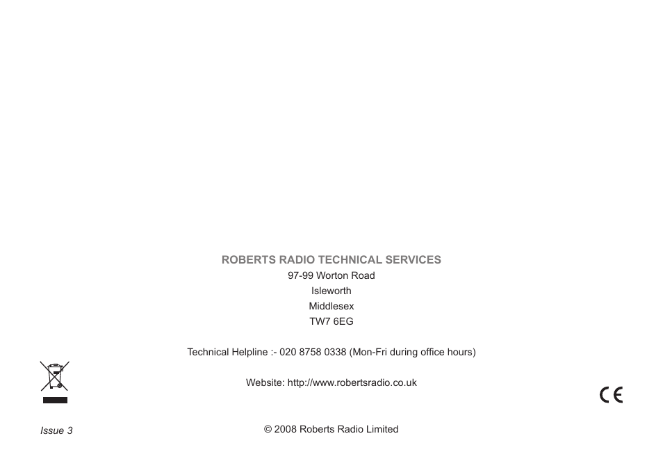 Roberts Radio MP-SOUND 43 User Manual | Page 52 / 52