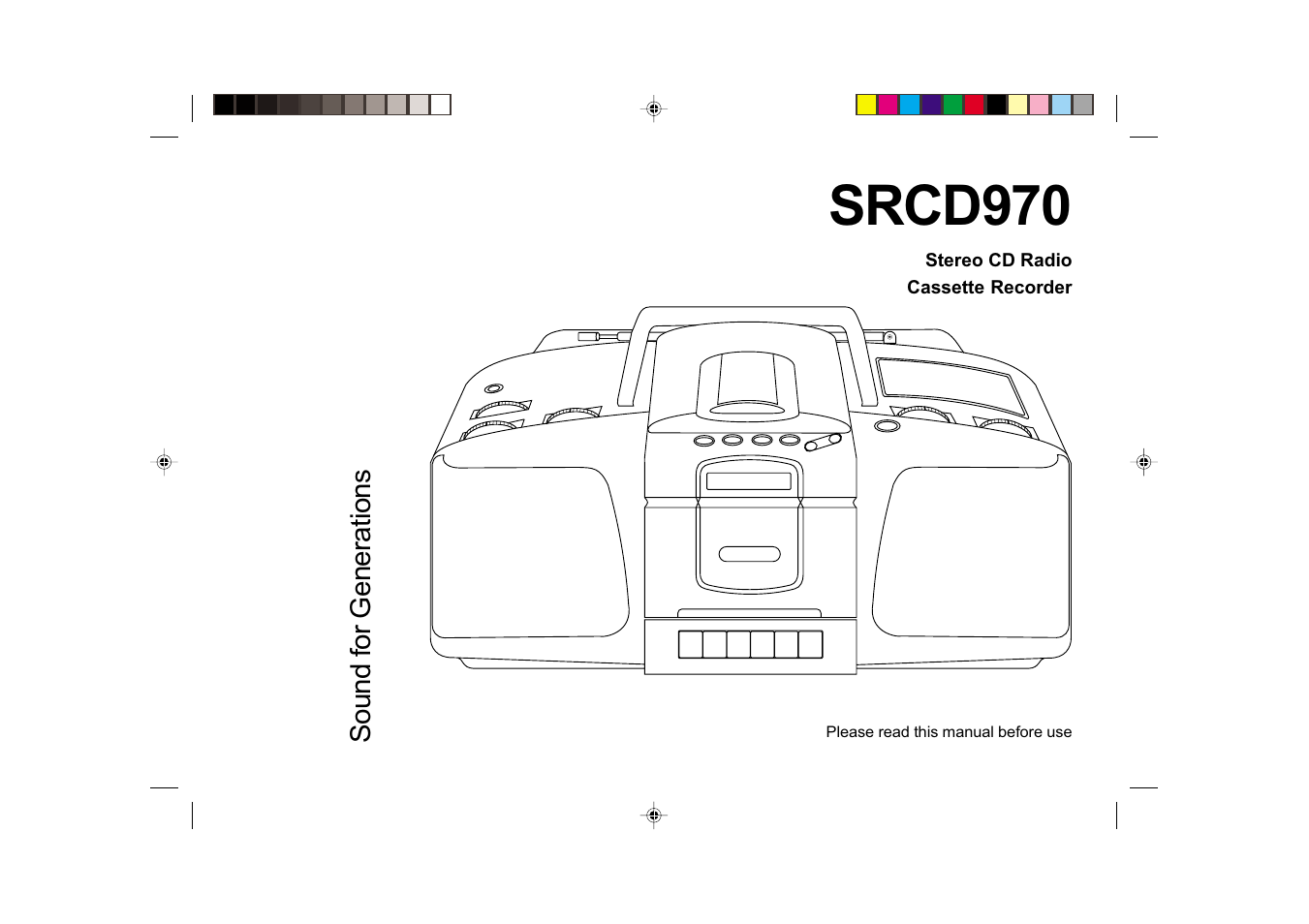 Roberts Radio SRCD970 User Manual | 12 pages