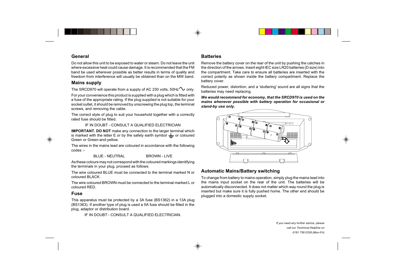 Roberts Radio SRCD970 User Manual | Page 3 / 12