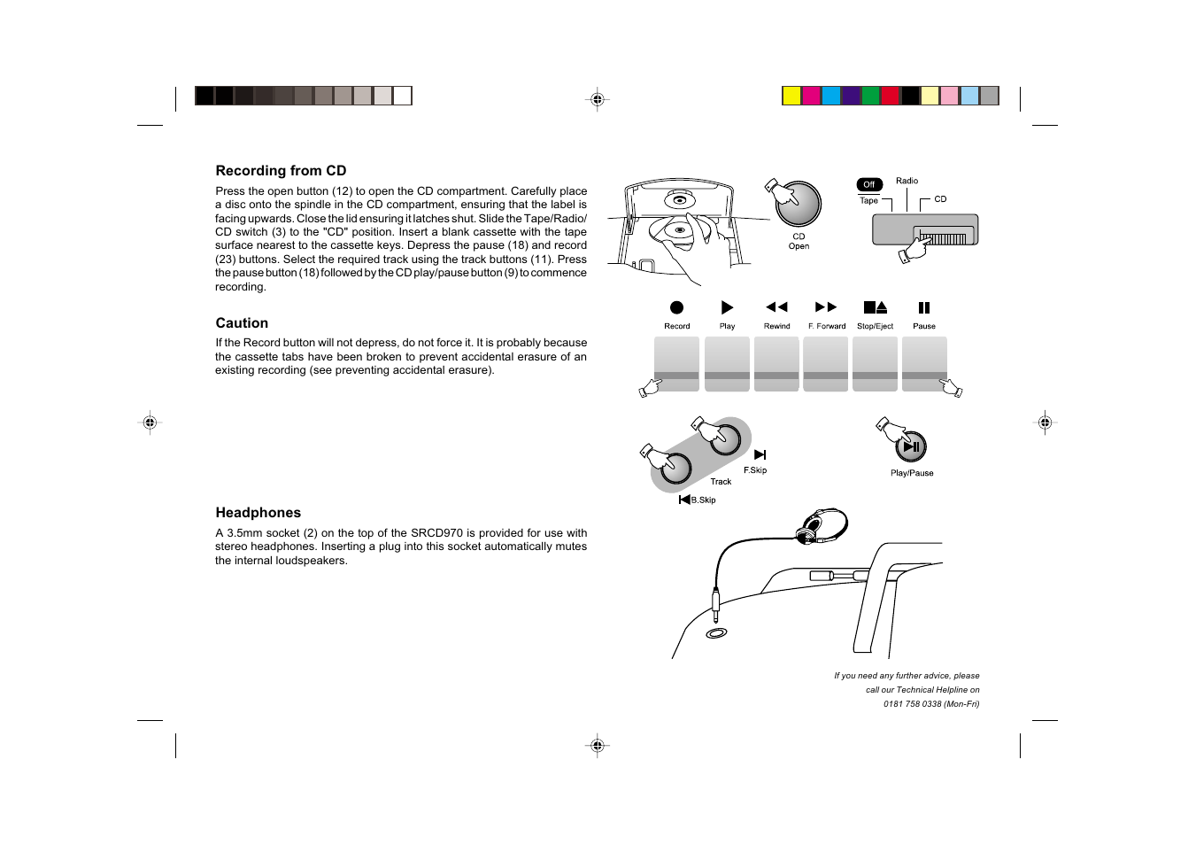 Roberts Radio SRCD970 User Manual | Page 7 / 12