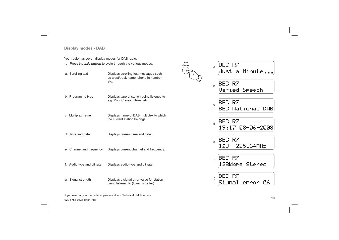 Roberts Radio ecologic 6 User Manual | Page 11 / 36