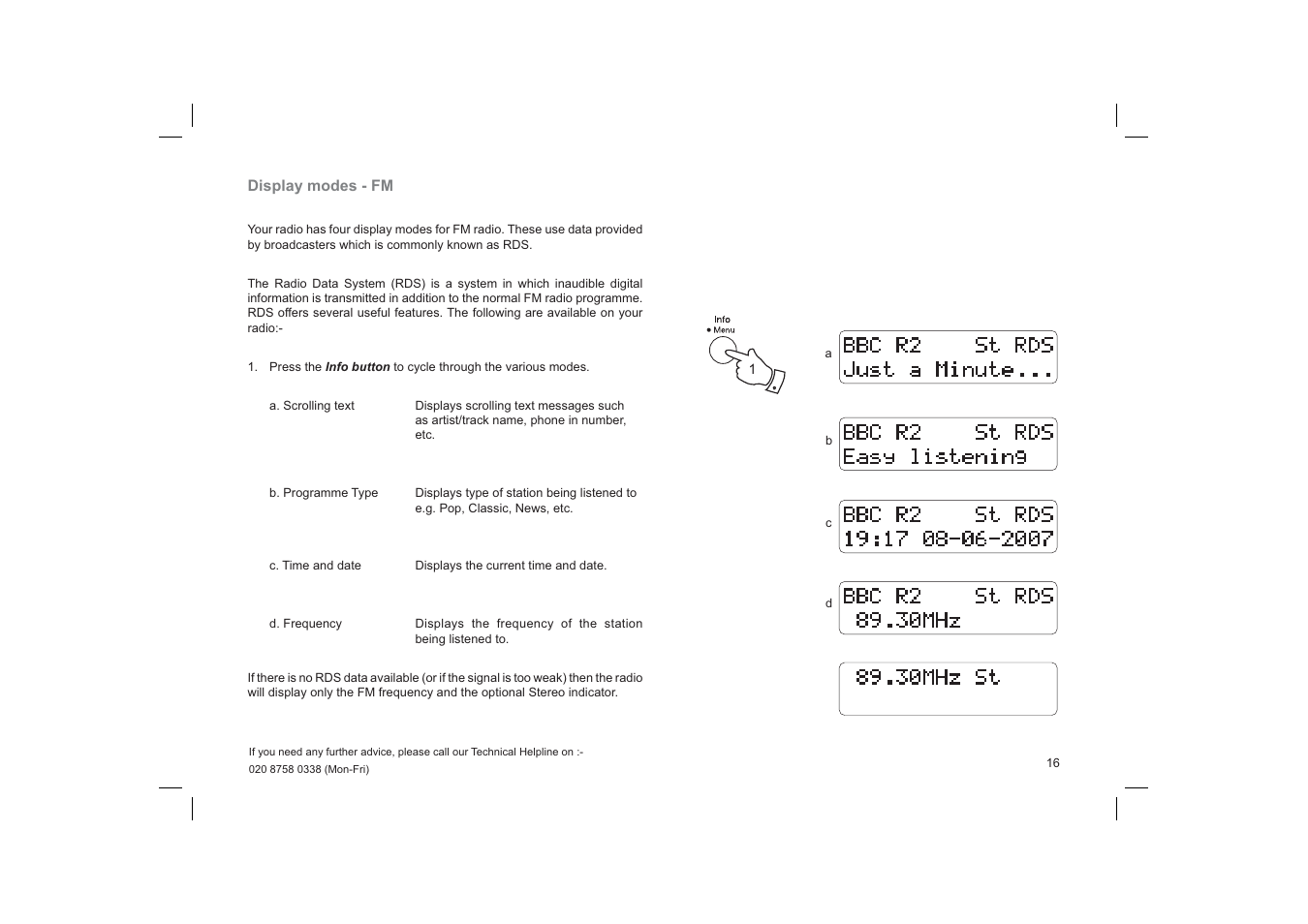 Roberts Radio ecologic 6 User Manual | Page 17 / 36