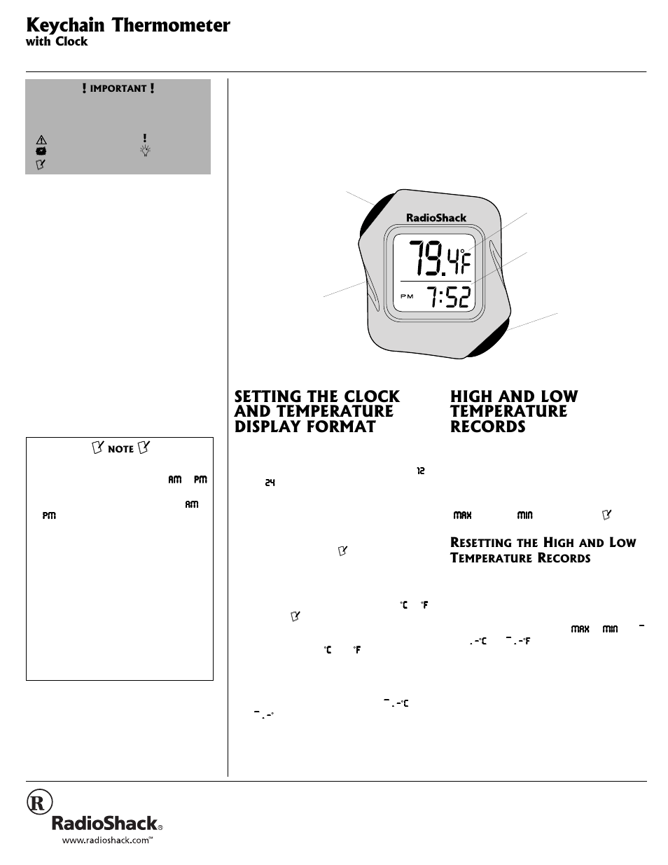 Roberts Radio 63-1034 User Manual | 2 pages