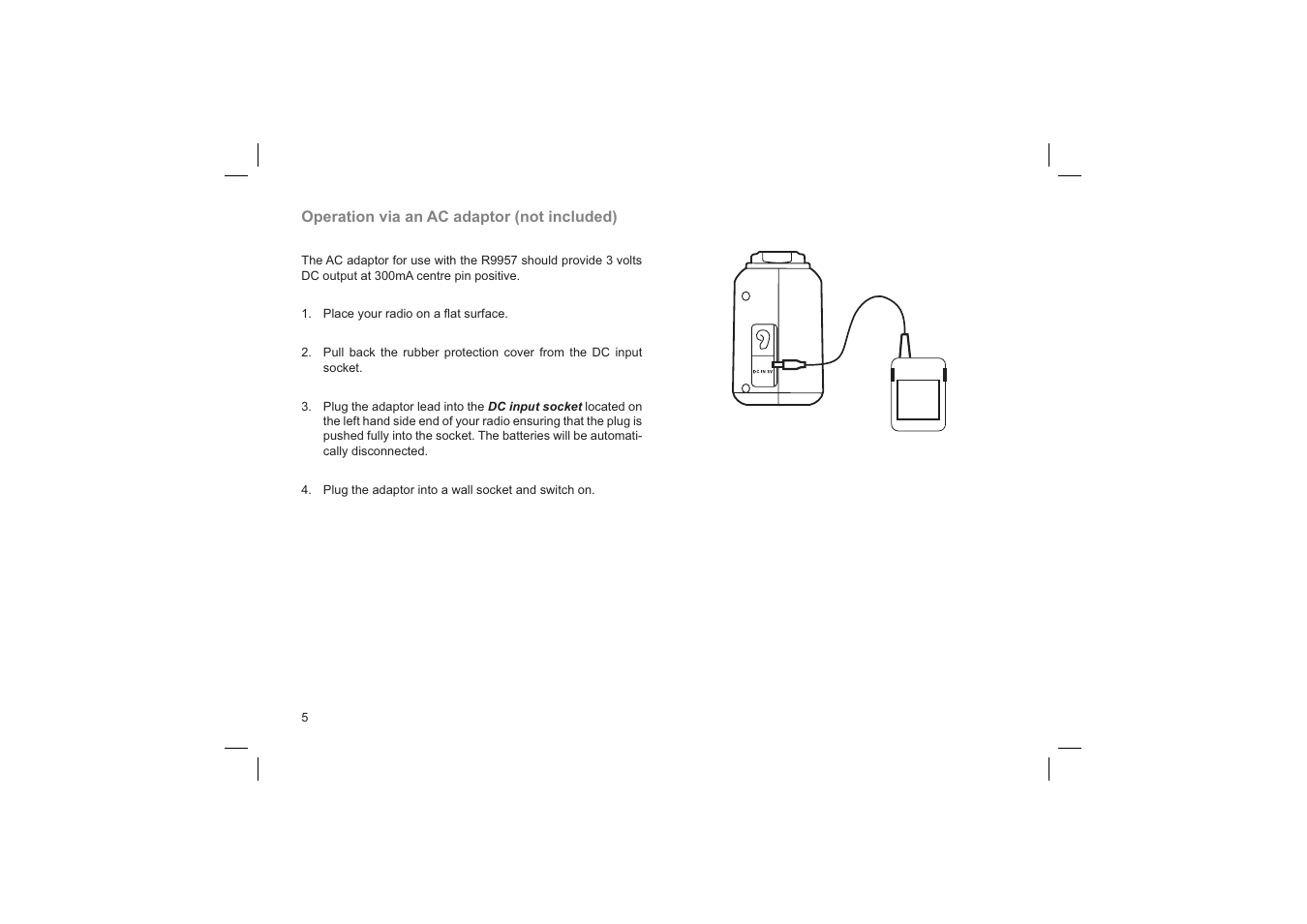 Roberts Radio Multi-Powered 2 Band Radio R9957 User Manual | Page 6 / 12