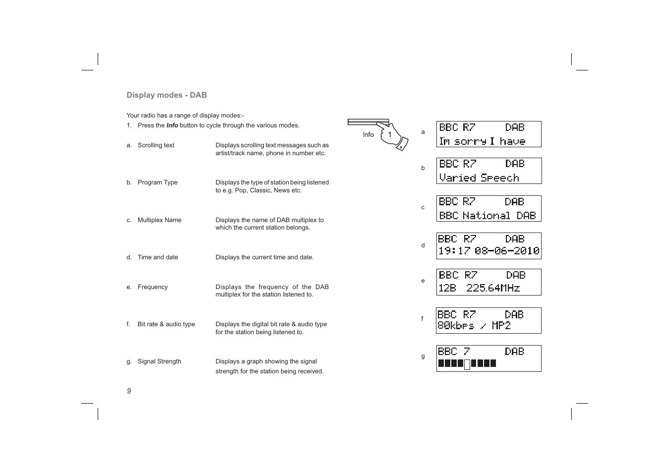 Roberts Radio exprssion User Manual | Page 10 / 28
