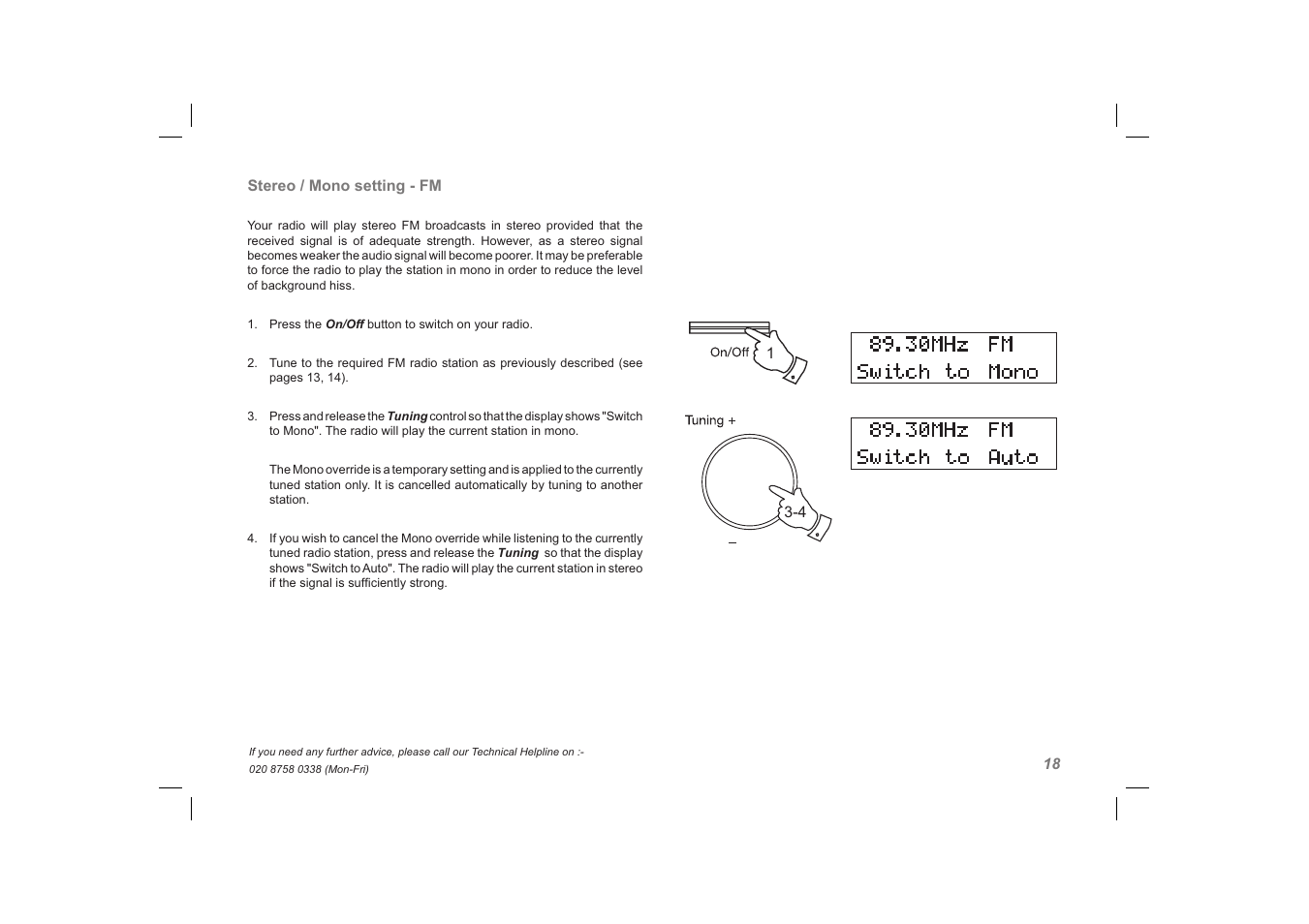 Roberts Radio exprssion User Manual | Page 19 / 28