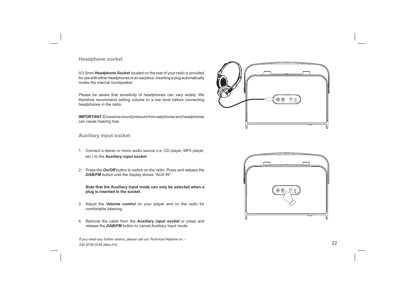 Roberts Radio exprssion User Manual | Page 23 / 28