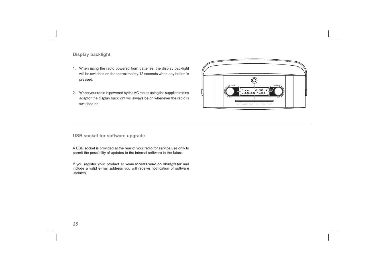 Roberts Radio exprssion User Manual | Page 26 / 28