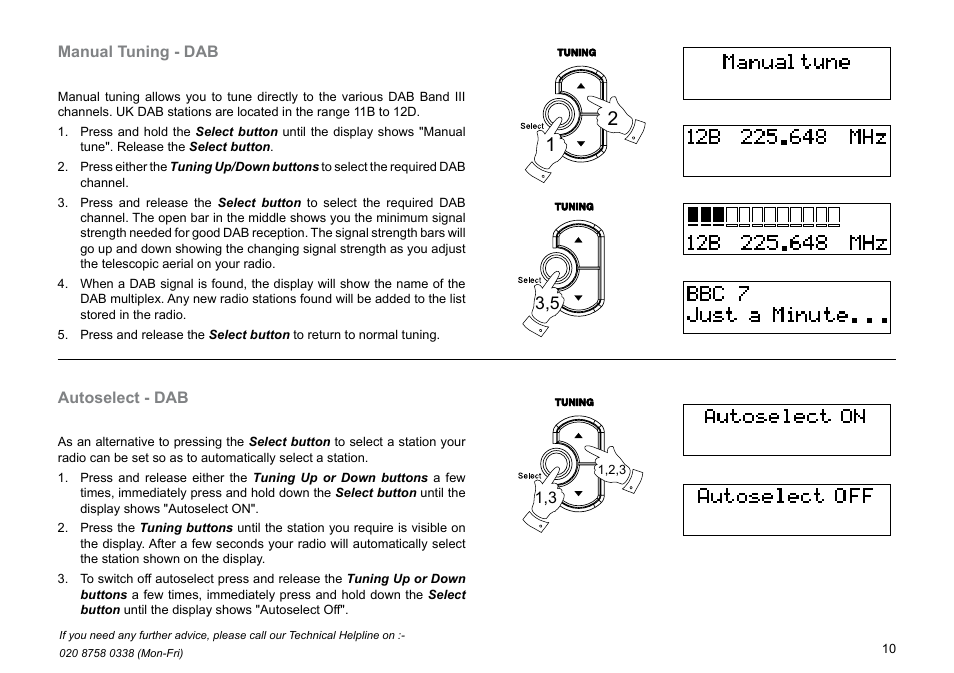 Roberts Radio Gemini 49 RD-49 User Manual | Page 11 / 20