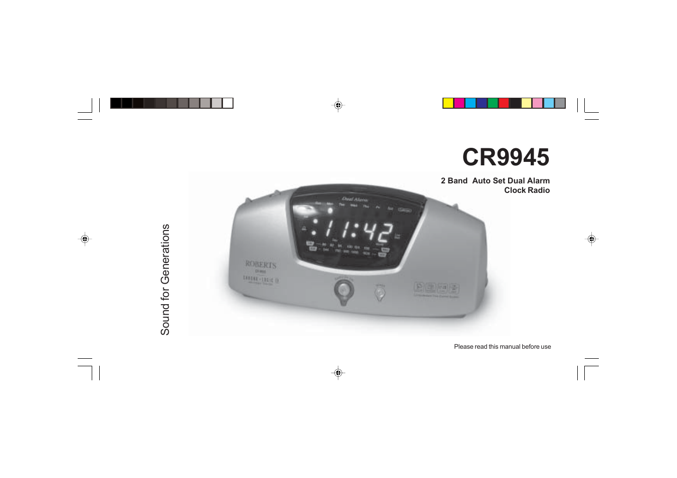 Roberts Radio CR9945 User Manual | 20 pages