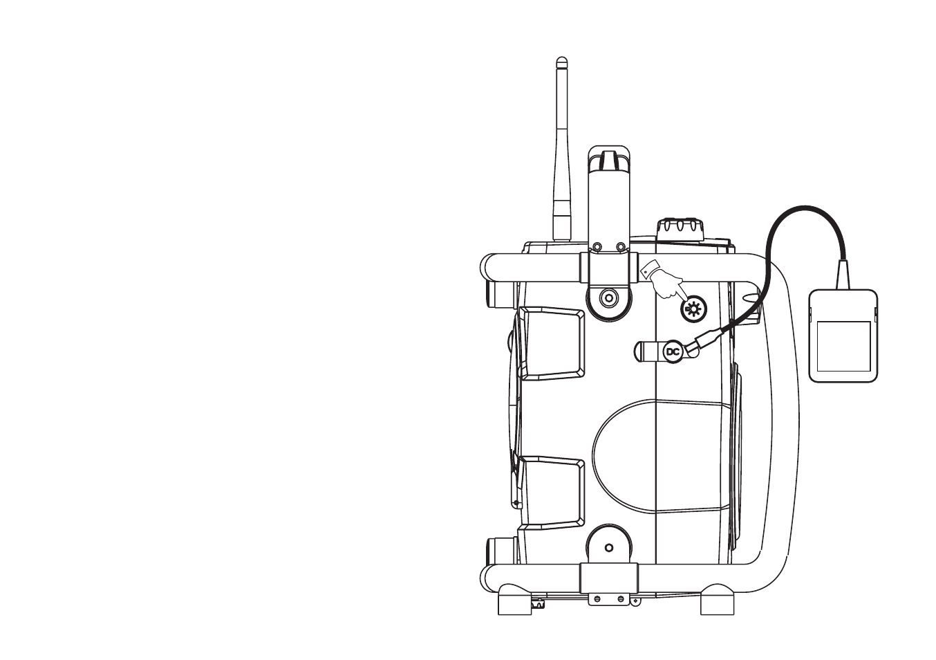 External dc in socket, Light | Roberts Radio R9966 User Manual | Page 9 / 12