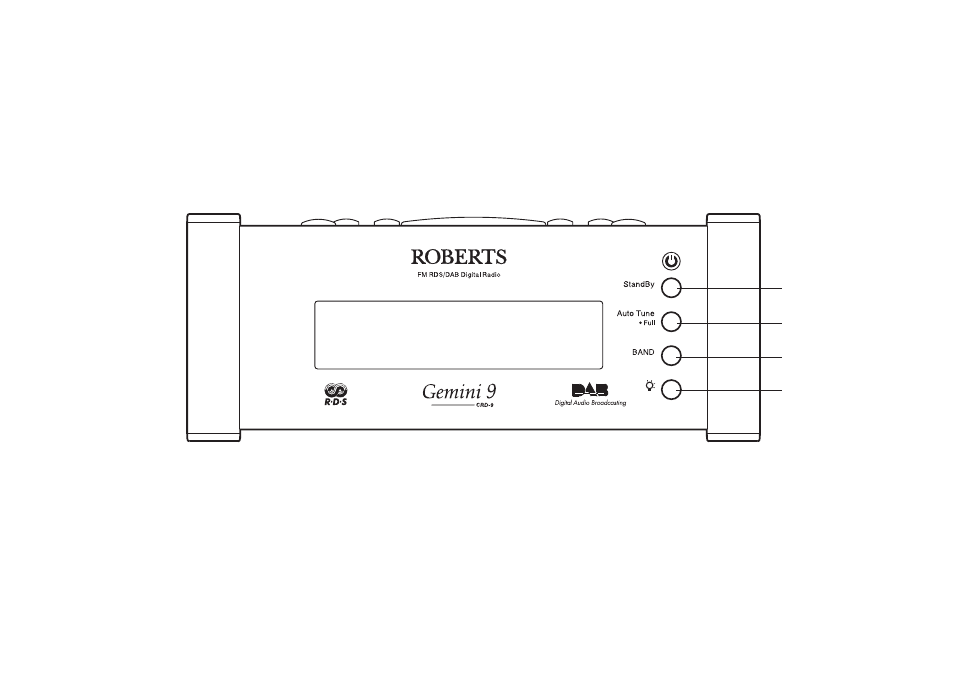 Controls (front) | Roberts Radio CRD-9 User Manual | Page 3 / 24