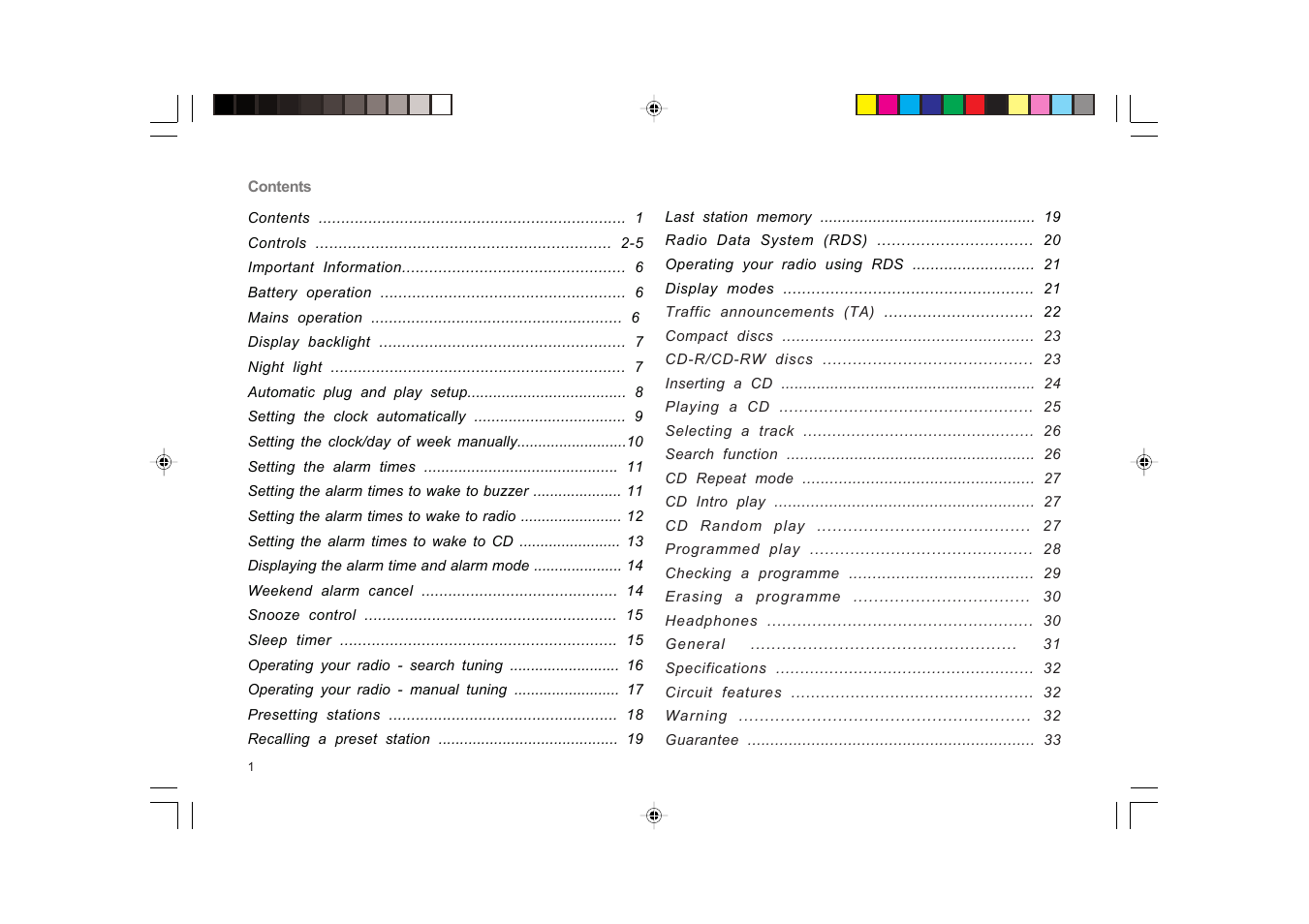 Roberts Radio CR9937 User Manual | Page 2 / 35