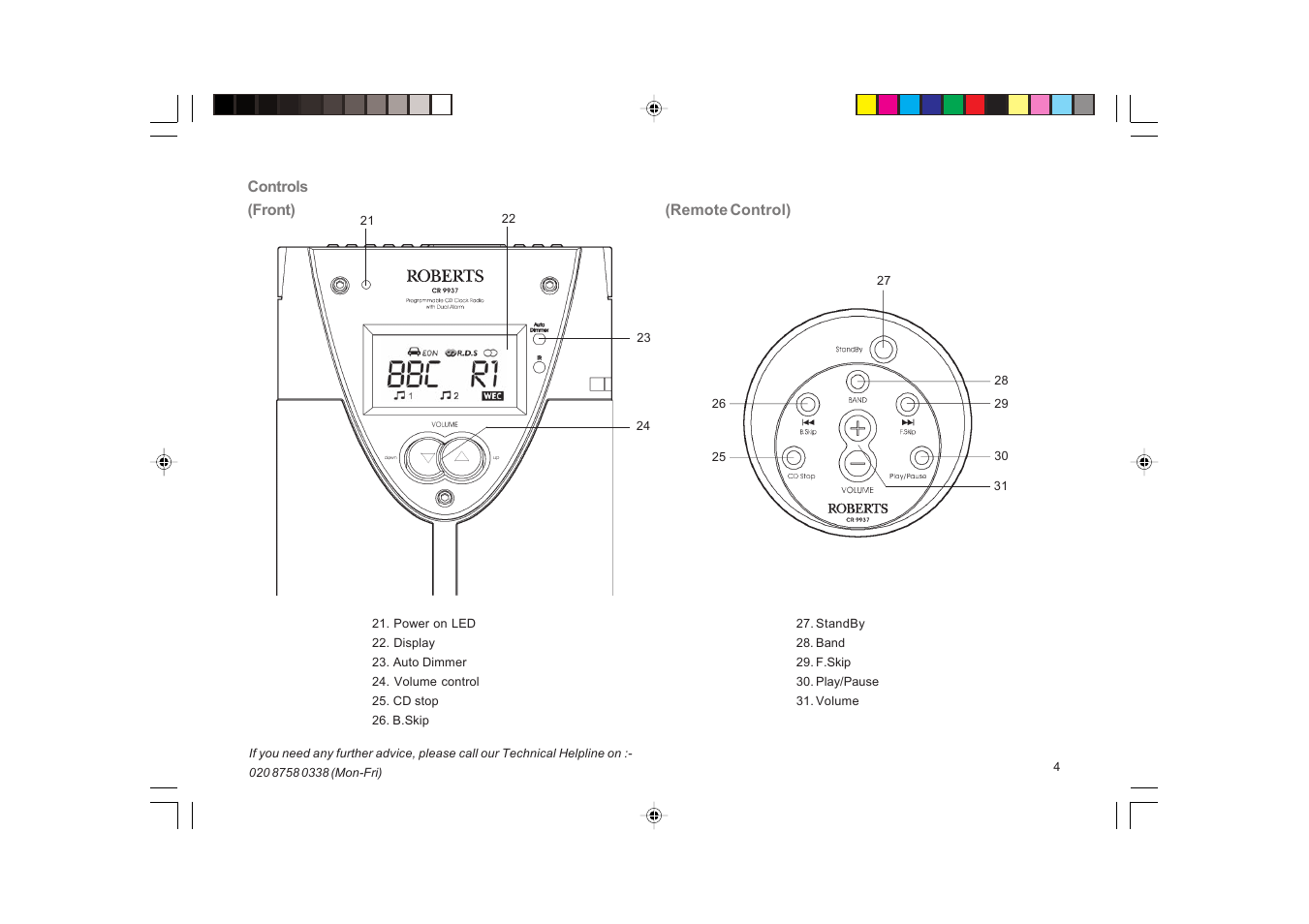 Roberts Radio CR9937 User Manual | Page 5 / 35