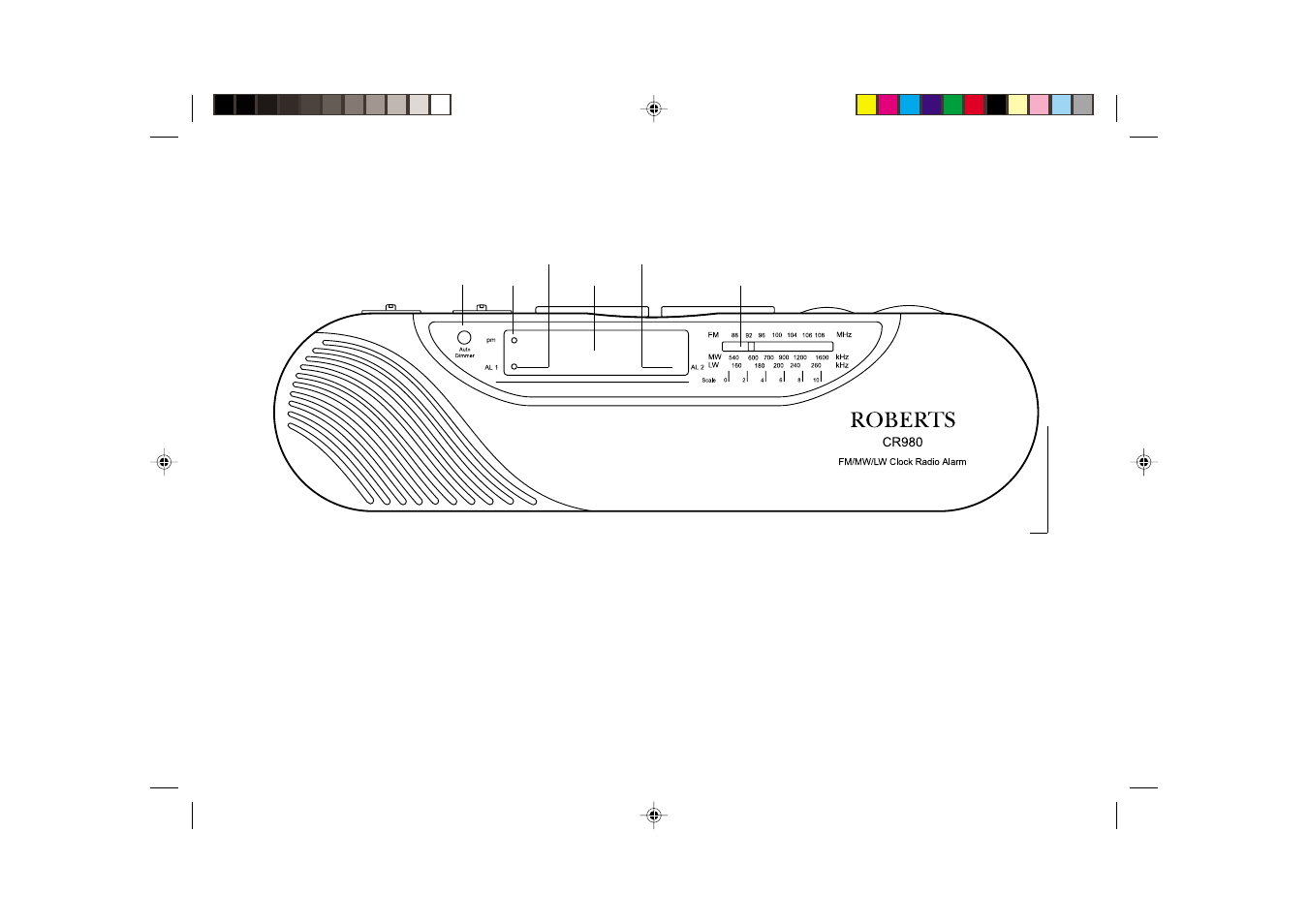 Roberts Radio CR980 User Manual | Page 3 / 8