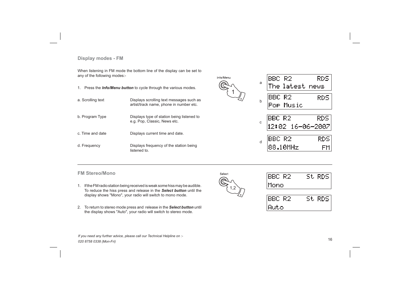 Roberts Radio ecologic 4 User Manual | Page 17 / 28