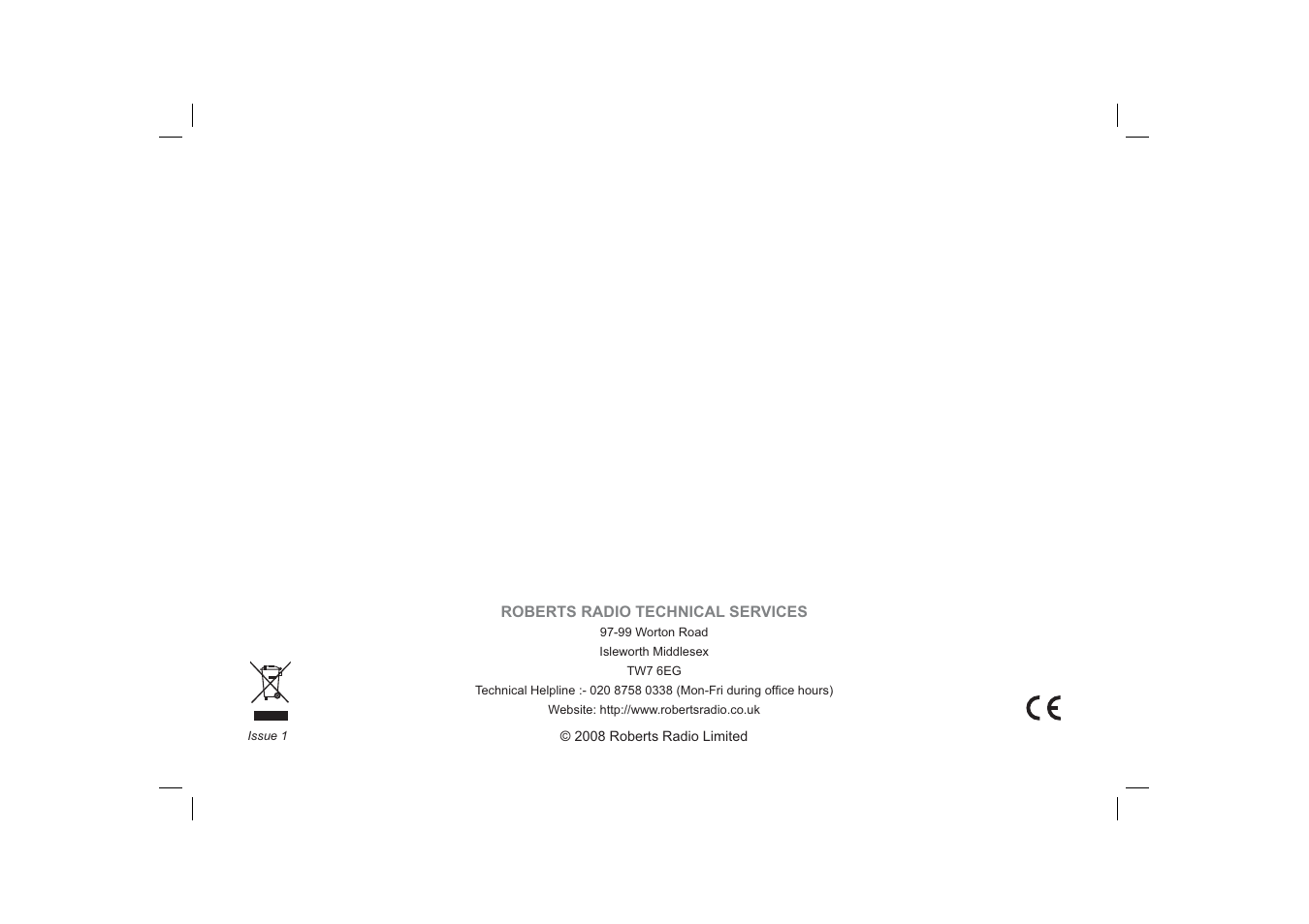 Roberts Radio ecologic 4 User Manual | Page 28 / 28