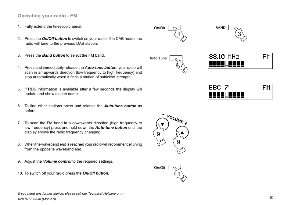 Roberts Radio Digital Radio with Dual Alarms CRD-29 User Manual | Page 11 / 24