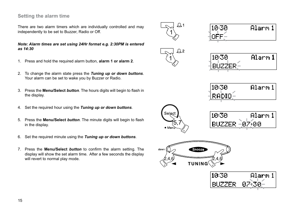 Roberts Radio Digital Radio with Dual Alarms CRD-29 User Manual | Page 16 / 24