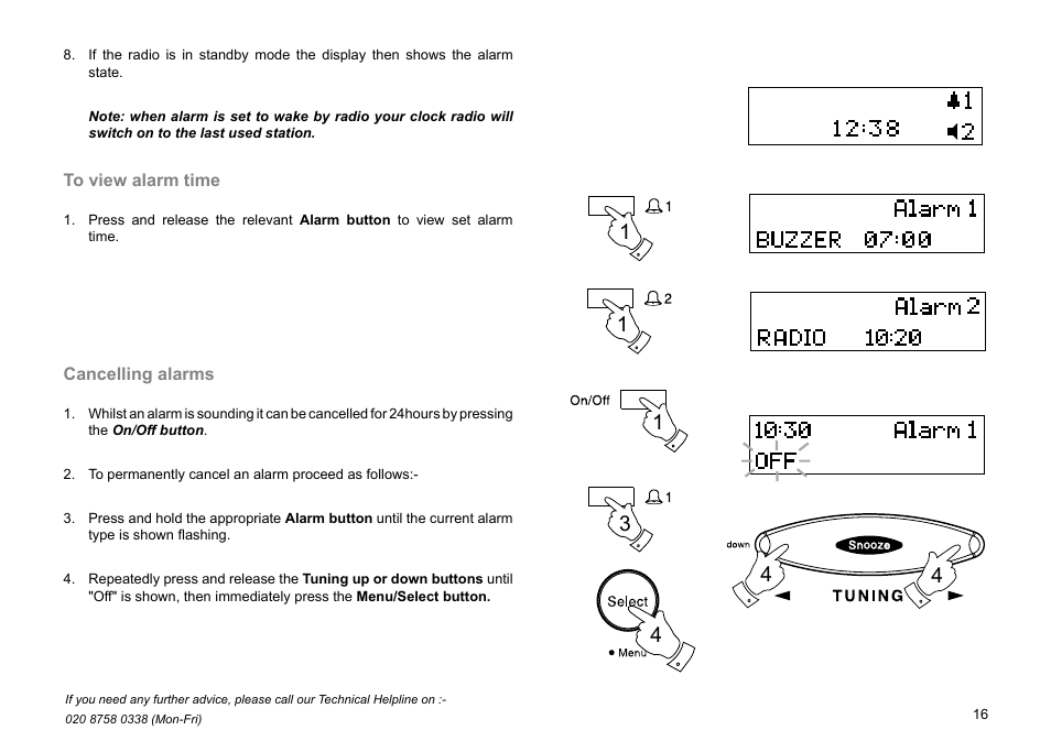 Roberts Radio Digital Radio with Dual Alarms CRD-29 User Manual | Page 17 / 24