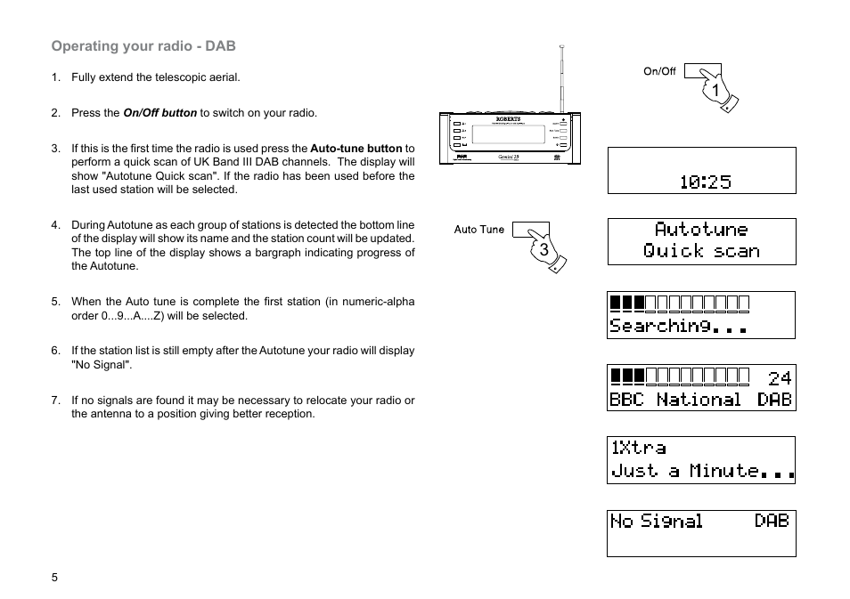 Roberts Radio Digital Radio with Dual Alarms CRD-29 User Manual | Page 6 / 24