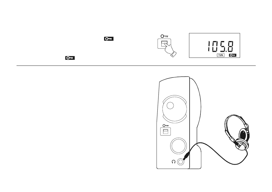 Lock switch, Headphones socket | Roberts Radio R983 User Manual | Page 17 / 20