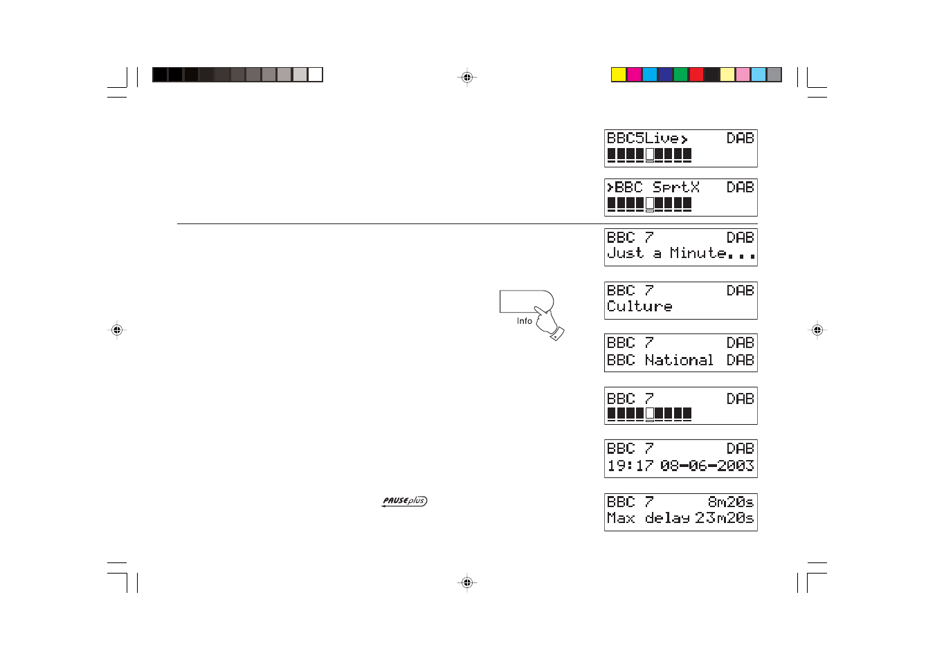 Roberts Radio FM RDS/DAB Digital Radio RD-50 User Manual | Page 8 / 20