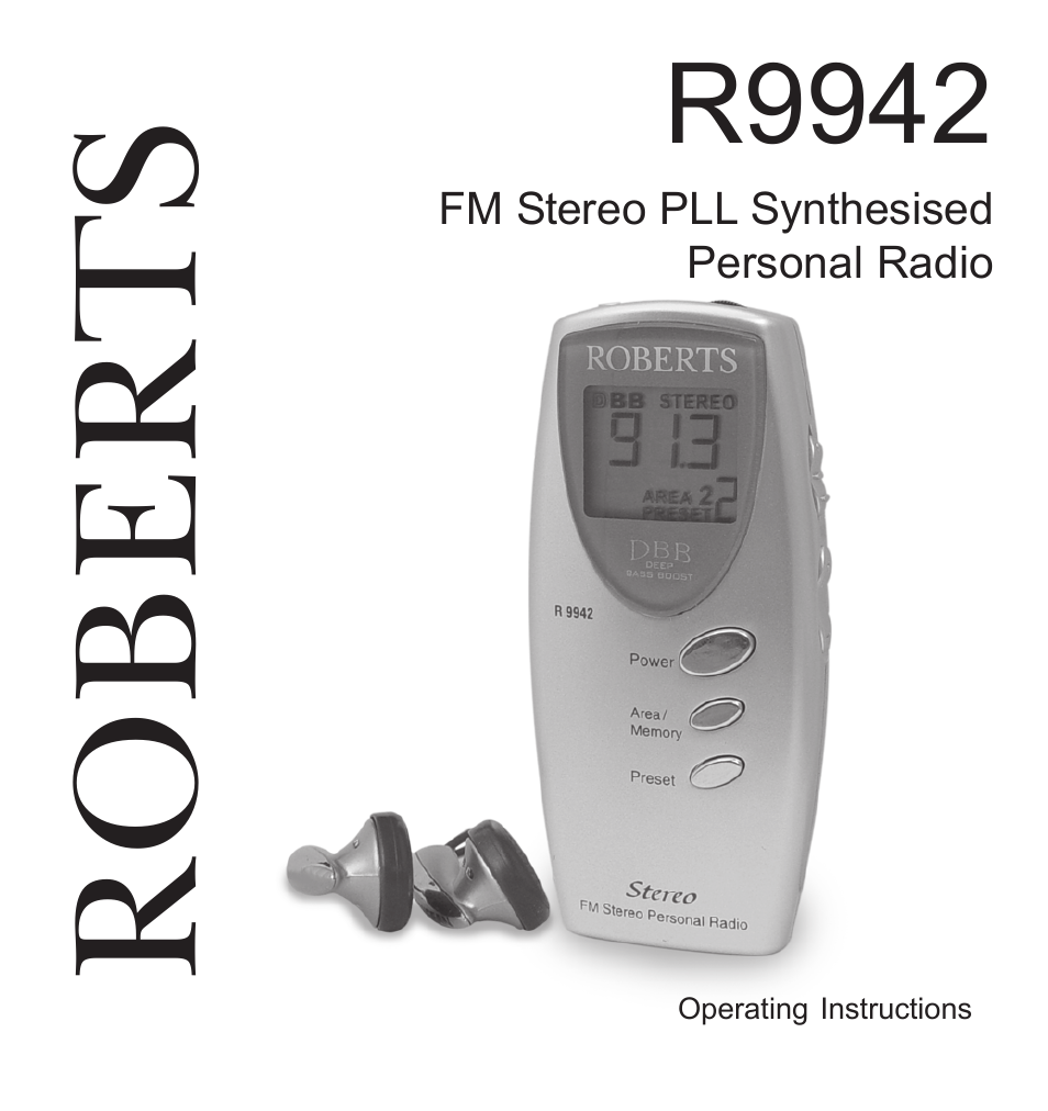 Roberts Radio R9942 User Manual | 28 pages