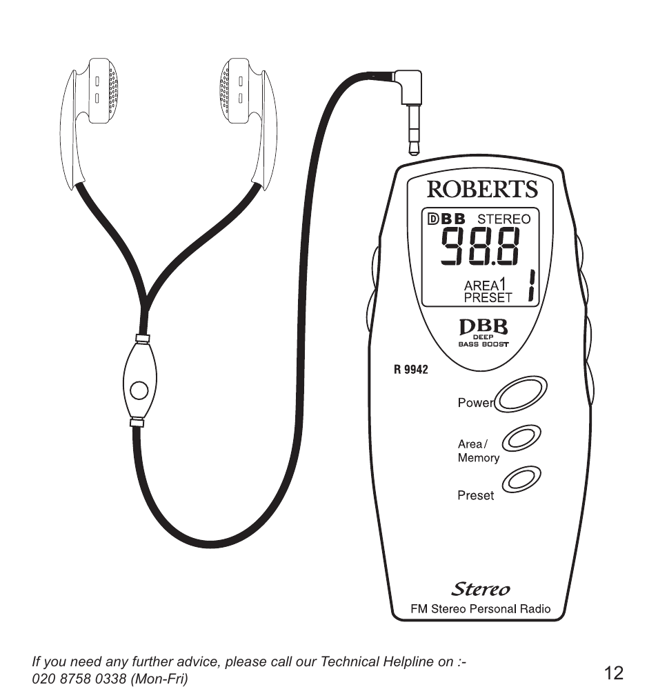 Roberts Radio R9942 User Manual | Page 13 / 28