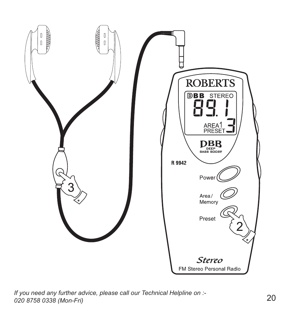 Roberts Radio R9942 User Manual | Page 21 / 28