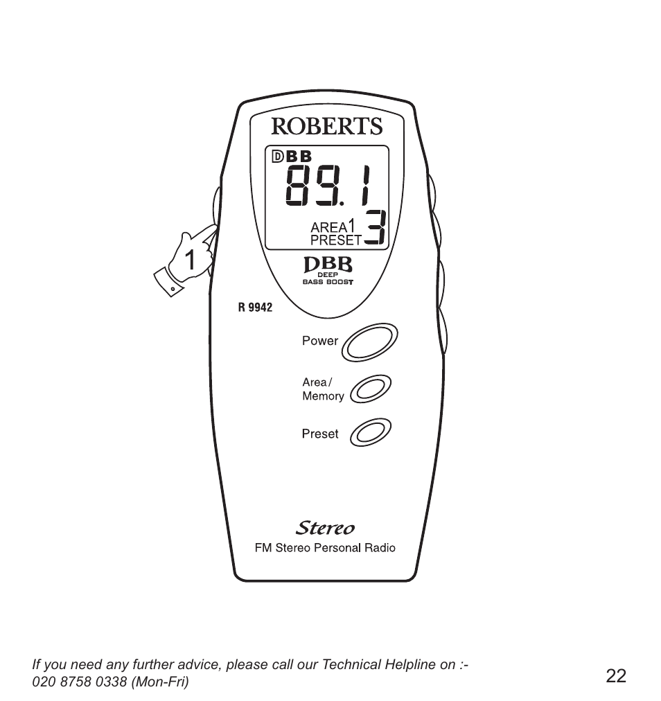 Roberts Radio R9942 User Manual | Page 23 / 28