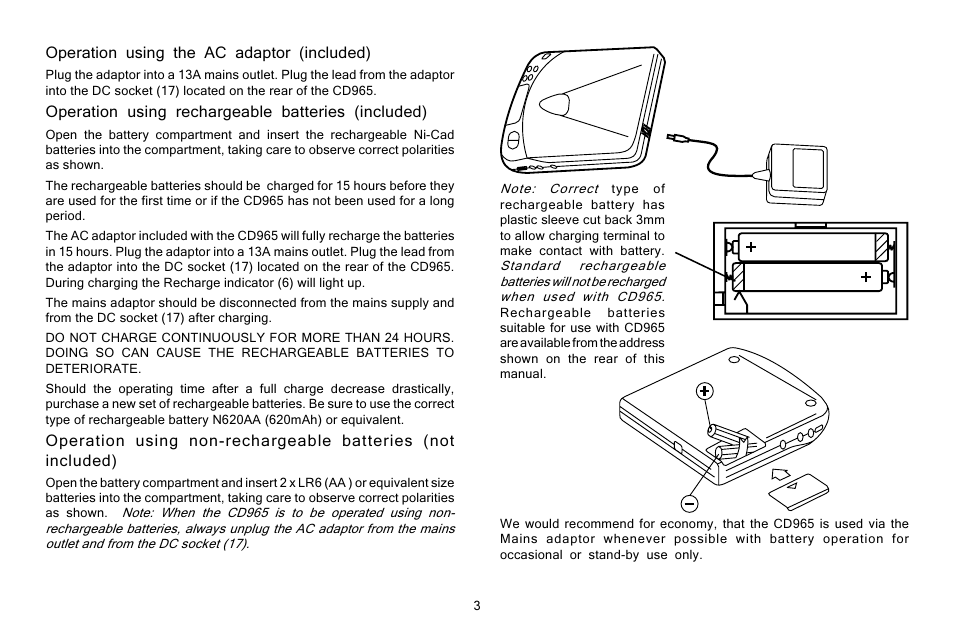 Roberts Radio CD965 User Manual | Page 4 / 12