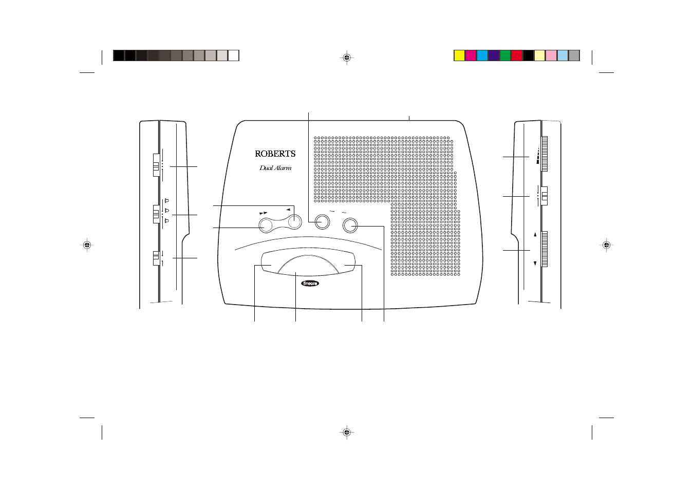 Controls (left side), Right side) (top) | Roberts Radio CR9902 User Manual | Page 2 / 12