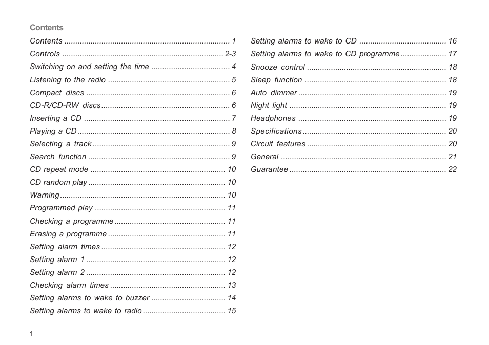 Roberts Radio CR9936 User Manual | Page 2 / 24