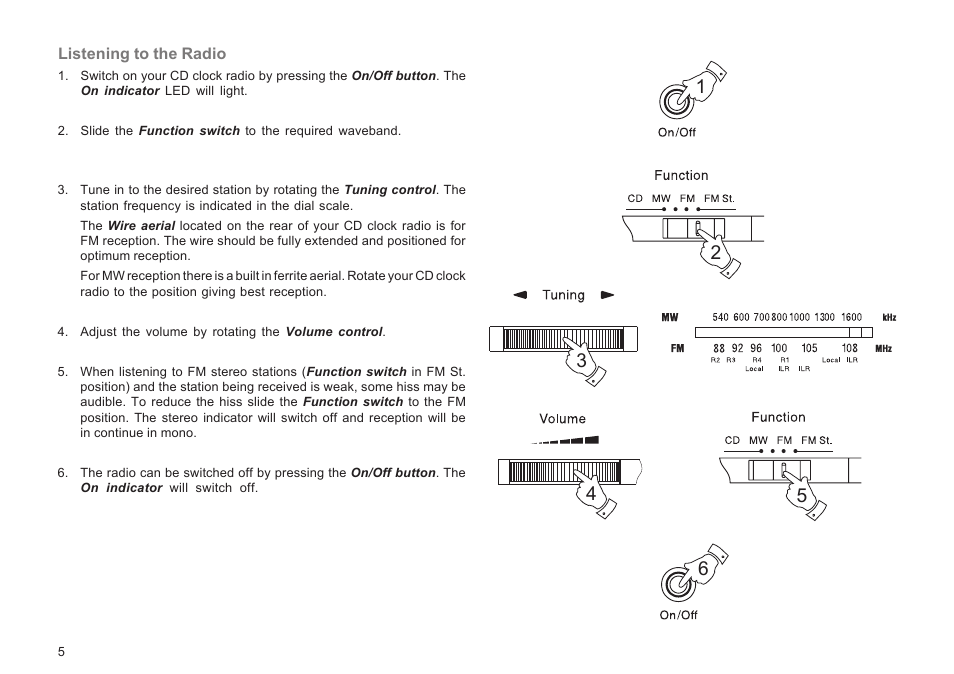 Roberts Radio CR9936 User Manual | Page 6 / 24