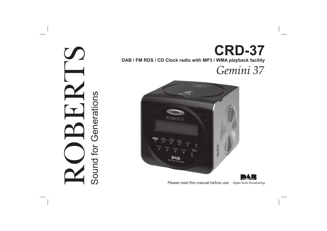 Roberts Radio CRD-37 User Manual | 40 pages