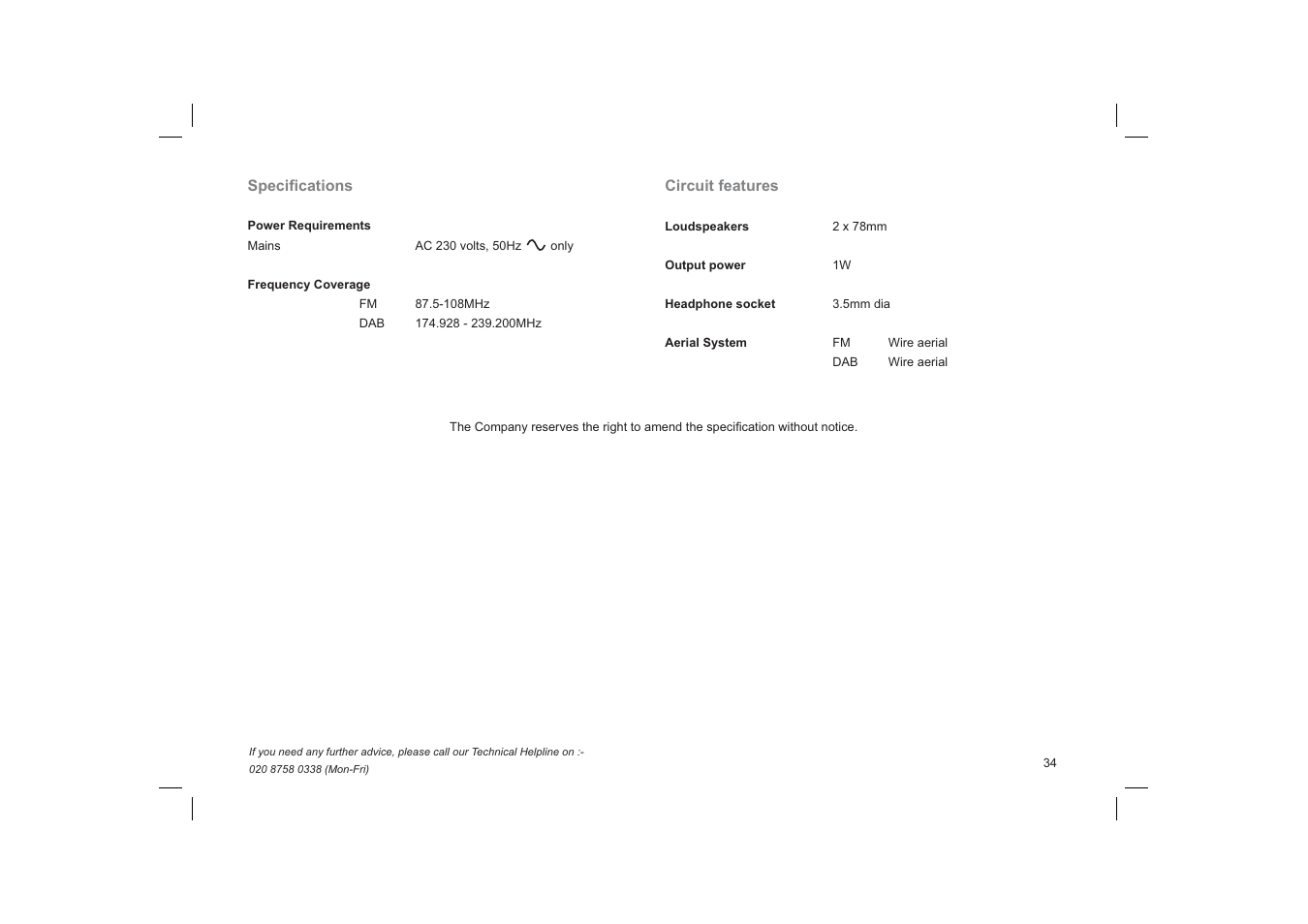 Roberts Radio CRD-37 User Manual | Page 35 / 40