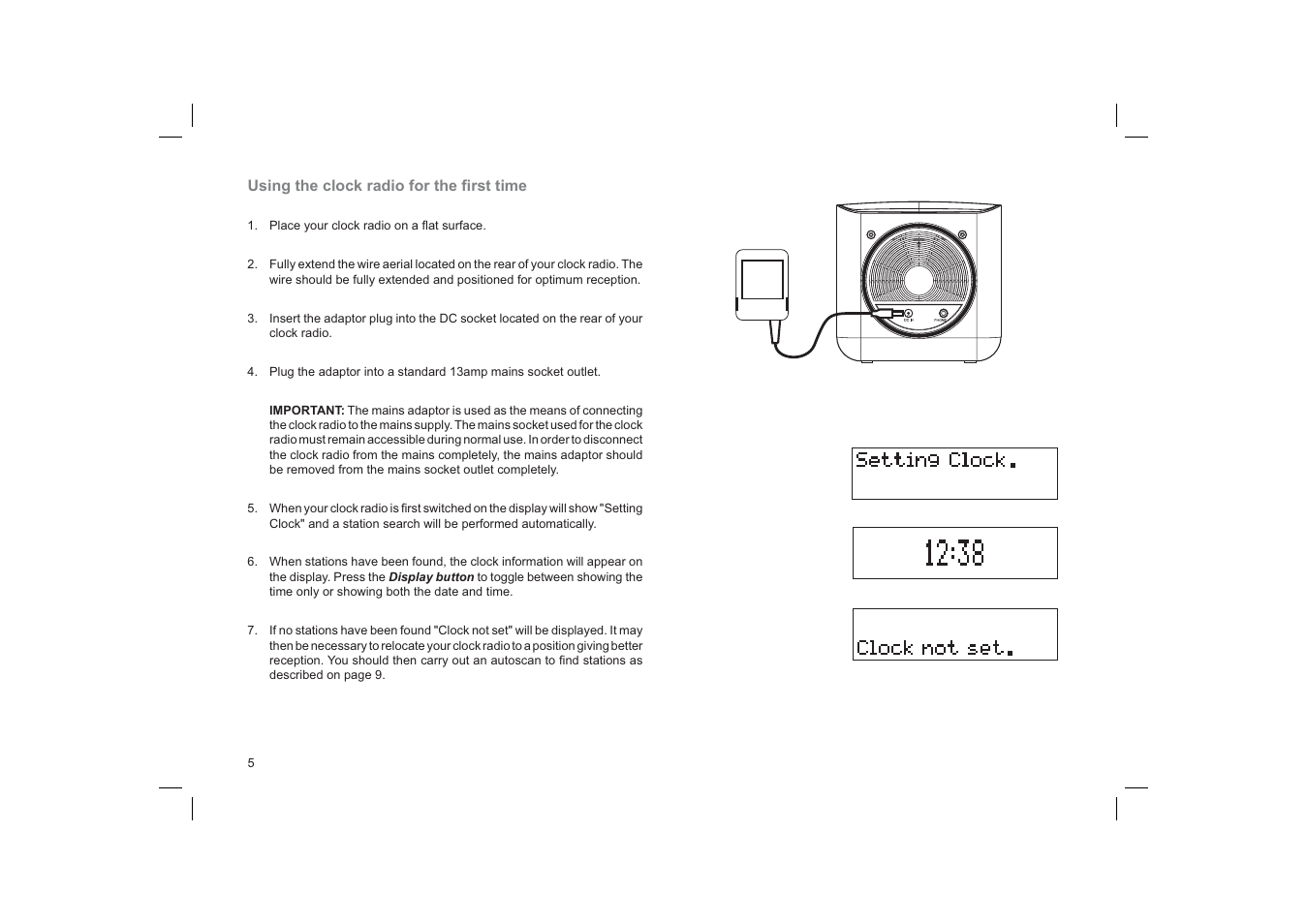 Roberts Radio CRD-37 User Manual | Page 6 / 40