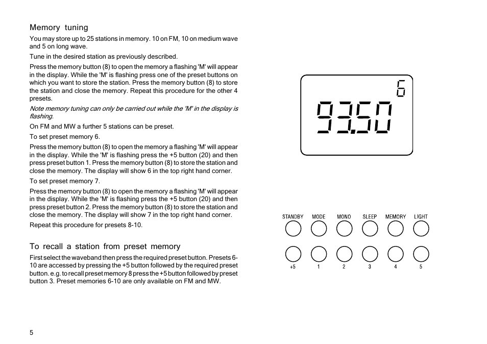 Roberts Radio R737 User Manual | Page 6 / 12