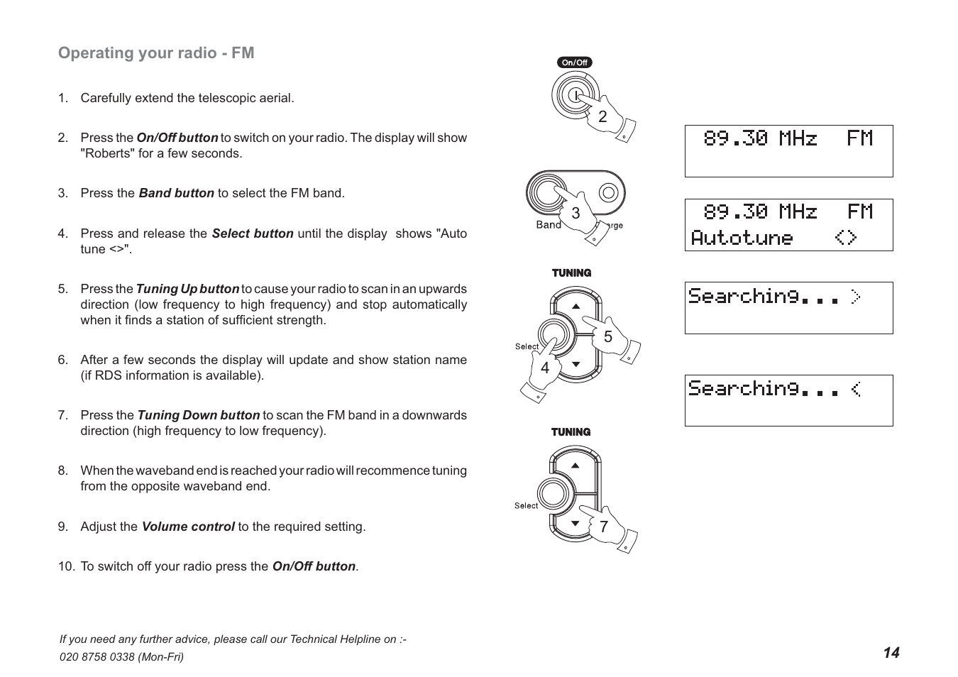 Roberts Radio ecologic 2 User Manual | Page 15 / 28